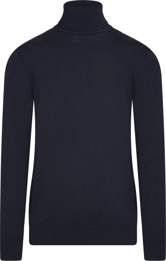 Cappuccino Italia - Herren Pullover Rollkragenpullover Navy - Blau - Größe M