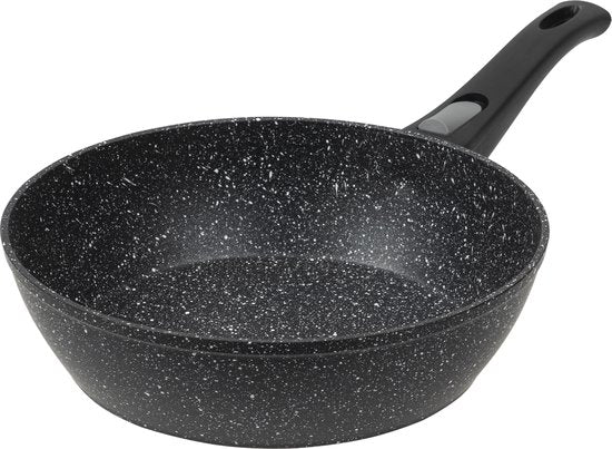 Resto Leo Casserole - Ø26 cm - Geschmiedetes Aluminium - 4-Schicht Pfluon Antihaftbeschichtung - Induktionspfanne - Backofenfest bis 200°C (ohne Griff)