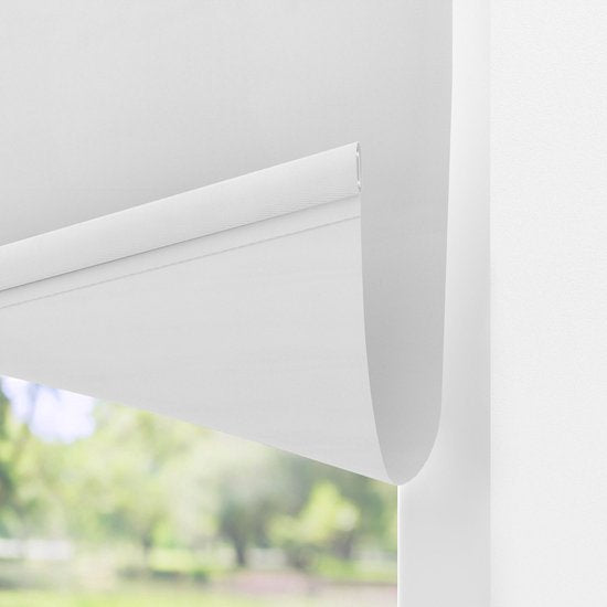 VONROC SMART BLINDS - Elektrisches Rollo - Verlängerung - 100 x 190 - Weiß - Ohne Fernbedienung und Ladekabel