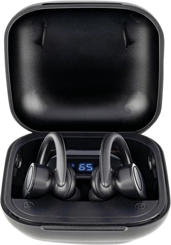 Grundig Wireless Bluetooth Earbuds - True Wireless Earphones Wireless - Ohrhörer mit bis zu 30 Stunden Spielzeit - USB-C Schnellladung - Komfortable Passform - Schwarz