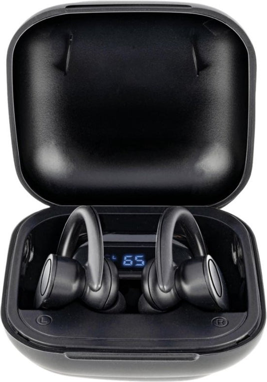 Grundig Wireless Bluetooth Earbuds - True Wireless Earphones Wireless - Ohrhörer mit bis zu 30 Stunden Spielzeit - USB-C Schnellladung - Komfortable Passform - Schwarz