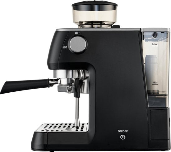 Solis Grind & Infuse Perfetta 1019 Espressomaschine - Kolbenmaschine - Kaffeemaschine mit Bohnen - Schwarz