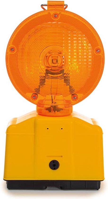 Perel Orange LED-Arbeitsleuchte, für gute Sichtbarkeit auf der Baustelle oder in gefährlichen Bereichen