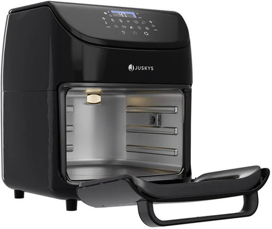Airfryer / Heißluftfritteuse - 12L - Inkl. 10 Programme - Schwarz