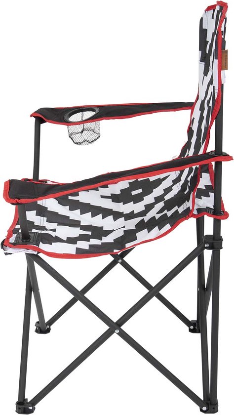 Bo-Camp - Urban Outdoor - Klappstuhl - Madison - Schwarz/Weiß