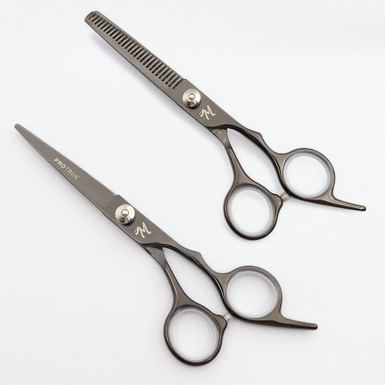 ProTrue 15-teiliges Friseurset - Friseurschere - Ausdünnungsschere - Coupe-Schere - Friseurscheren-Set