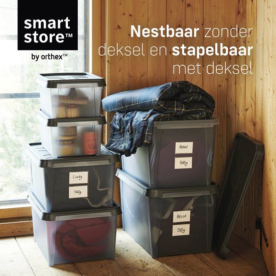 SmartStore - Trocken 45 Aufbewahrungsbox 50 Liter - Polypropylen - Grau