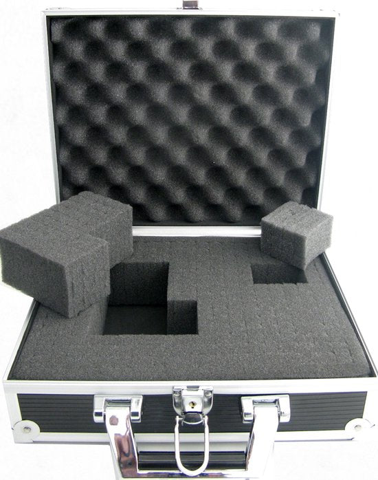Multifunktionaler Elektronikkoffer mit Gitterschaum für wertvolle und empfindliche Geräte 40 x 30 x 11 cm