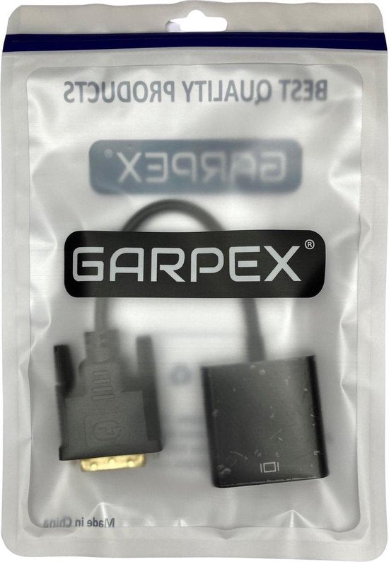 GarpexÂ® DVI zu VGA Adapter - DVI-D zu VGA Anschluss - Dual Link - 1080p Full HD - für Computer Monitor/TV