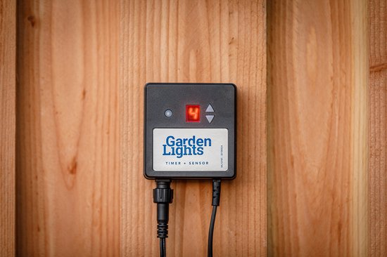 Gartenbeleuchtung Dämmerungsschalter mit Timer 12v 150 W Schwarz