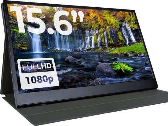 Denver Portable Monitor - 15,6 Zoll - Full HD - IPS-Display - HDMI - USB-C - Modell 2025