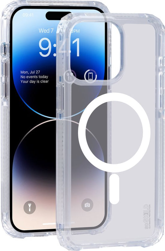 SoSkild Defend Magnetic Case Tasche geeignet für iPhone 15 Pro Max - Klar
