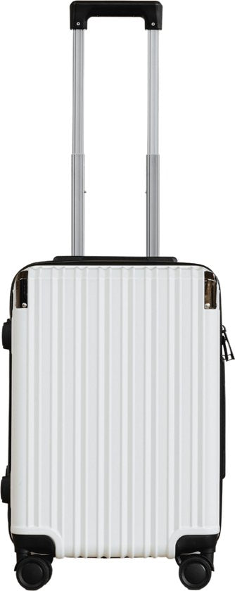 Pathsail Handgepäck Koffer - Leicht - Inkl. TSA-Schloss & Spinner-Räder - Weiß
