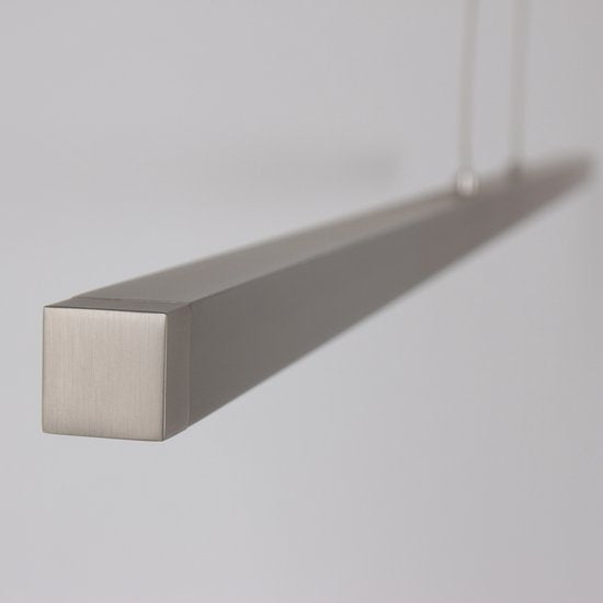 Minimalistische Stahl-Hängeleuchte Danske 2745ST - 114 cm, ausziehbar, höhenverstellbar - Mexlite