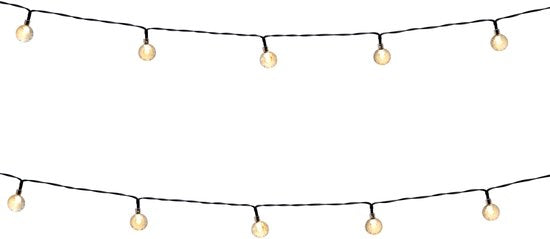 Grundig Solar-Lichtgirlande 9,35 m - 50 LED-Lichter - mit Fernbedienung