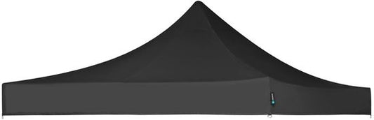 VONROC Dachplane - Für Premium Partyzelt PT501XX - Wasserdicht - 50+ UV Schutz - Schwarz