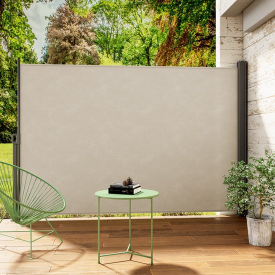 Casaria Wind-/Gartenschirm Nosara - 180x300cm ausziehbar - Creme