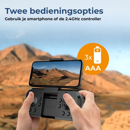 Denver Drohne mit Dual-Kamera - Steuerung über App (WiFi) - Live-Ansicht - für Outdoor - Erwachsene und Kinder - DCW3520