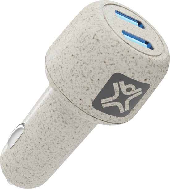 XtremeMac Autoladegerät Dual USB-C – 25 W – 20 W – Weiß (ECO)