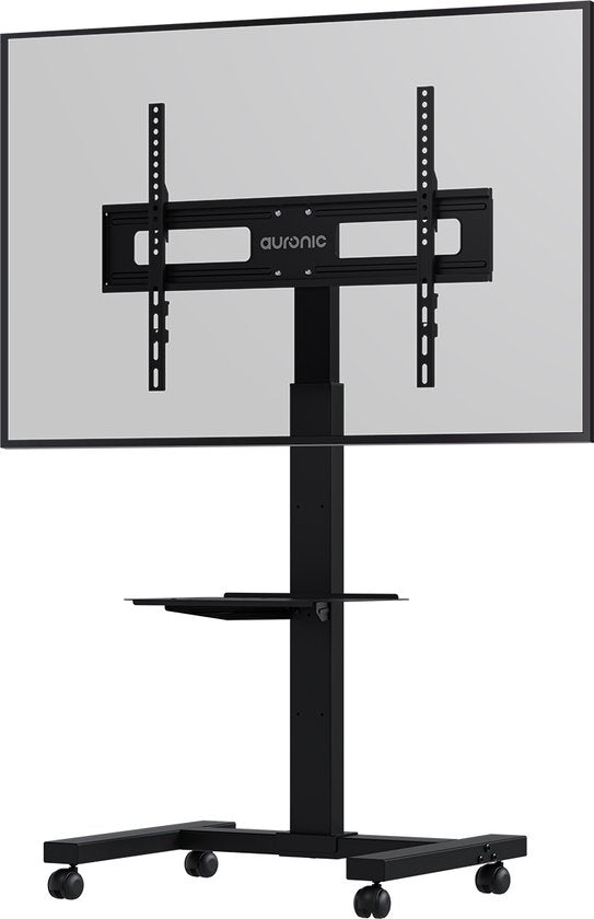 Auronic TV Stand - TV-Fuß - Mobil - Drehbar - Verstellbar - Neigbar - Räder mit Bremse - 32 bis 75 Zoll - Schwarz