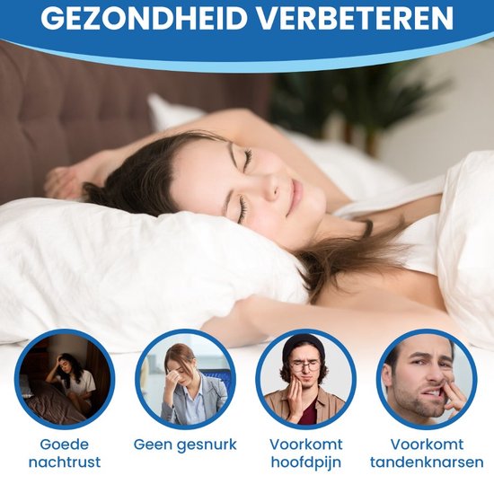 PurelyGoods® Schnarch-Bandage - Anti-Schnarch-Bandage - einstellbar - für Männer und Frauen