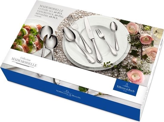 Villeroy & Boch Mademoiselle Besteckset - 68 Teile - Edelstahl