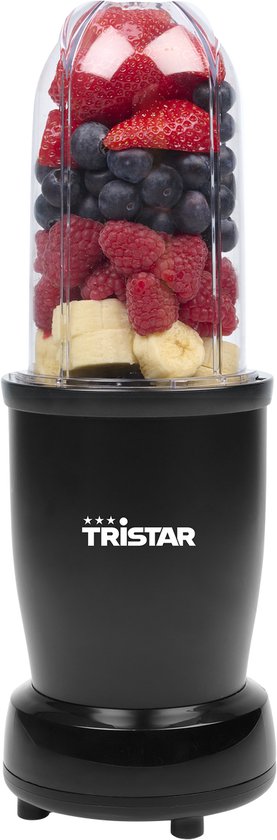 Tristar BL-4486 Smoothie Maker - Mixer - 350W Leistung - 0,5 Liter - Inkl. 3 Trinkbecher - Spülmaschinenfest