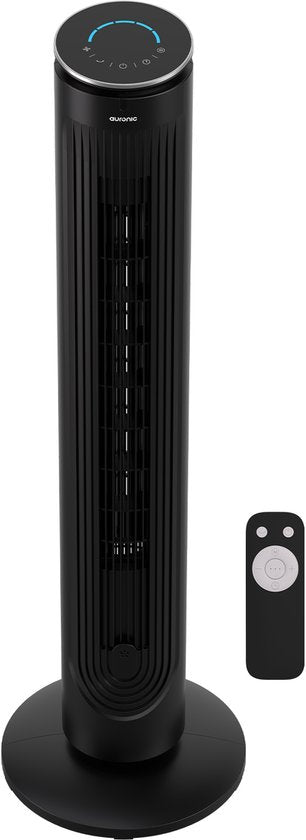 Auronic Turmventilator – 5 Geschwindigkeiten – 90° Oszillation – 105 cm – Schwarz