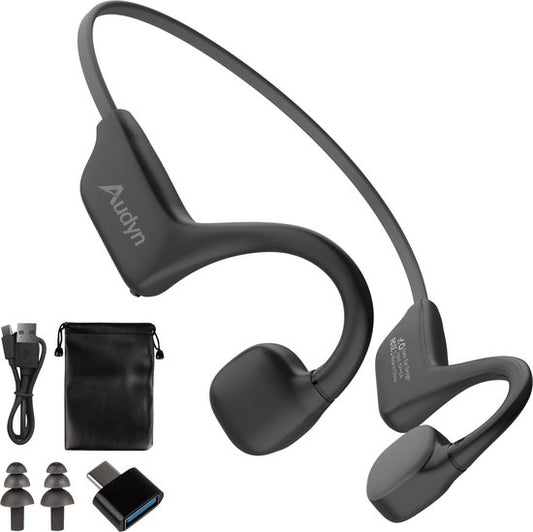 Audyn Bone Rondo - Sport-Kopfhörer - Knochenleitungs-Kopfhörer - Bluetooth - Offene Ohrhörer - kabellos - 9-Stunden-Akku