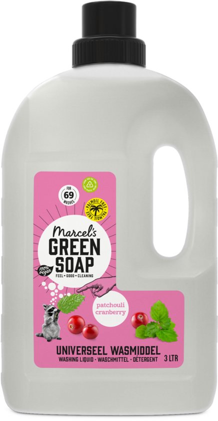 Marcel's Green Soap Universalwaschmittel Patchouli & Cranberry - 3 Liter - 69 Waschgänge