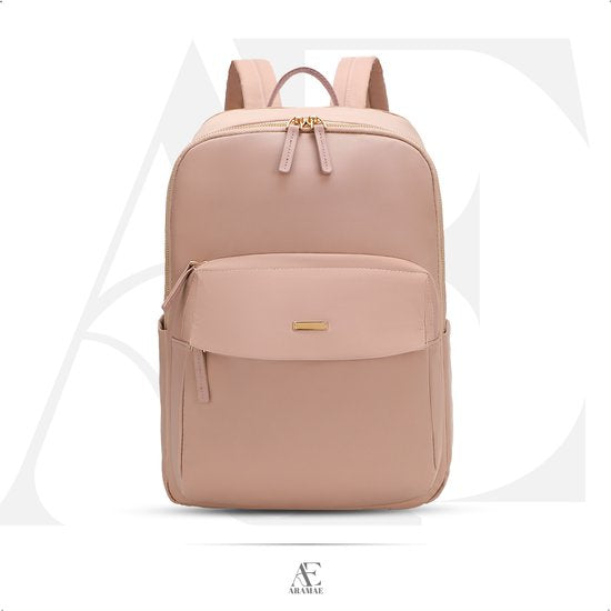 aramae® - Rucksack Damen - Rucksack Damen - Rucksack Mädchen - Laptoptasche 14 Zoll - Schultasche - Rucksack Pink