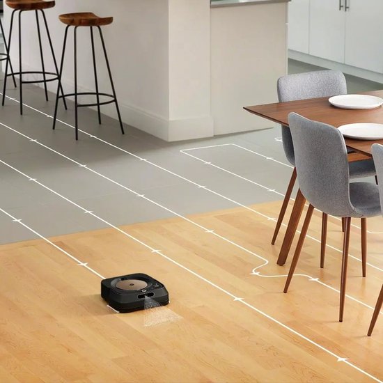 iRobot Braava Jet M6 - Wischroboter - Schwarz - M6132 - Wischroboter - Mit App - Sprachassistent - Goole & Alexa - Smartmapping