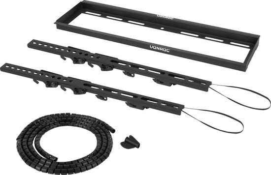 VONROC TV-Halterung - Neigbare TV-Wandhalterung für 37 bis 75 Zoll - Universal bis zu 50 kg. - Inkl. Befestigungsmaterial