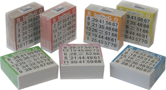 Bingo-Karten 500 Blatt