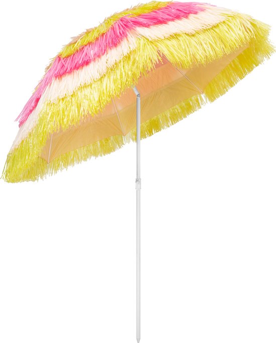 Kingsleeve Sonnenschirm Hawaii 160 cm - Neigungsverstellbar - Mehrfarbig