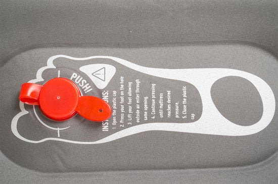 Bo-Camp - Luftmatratze - Flex - Mit eingebauter Pumpe