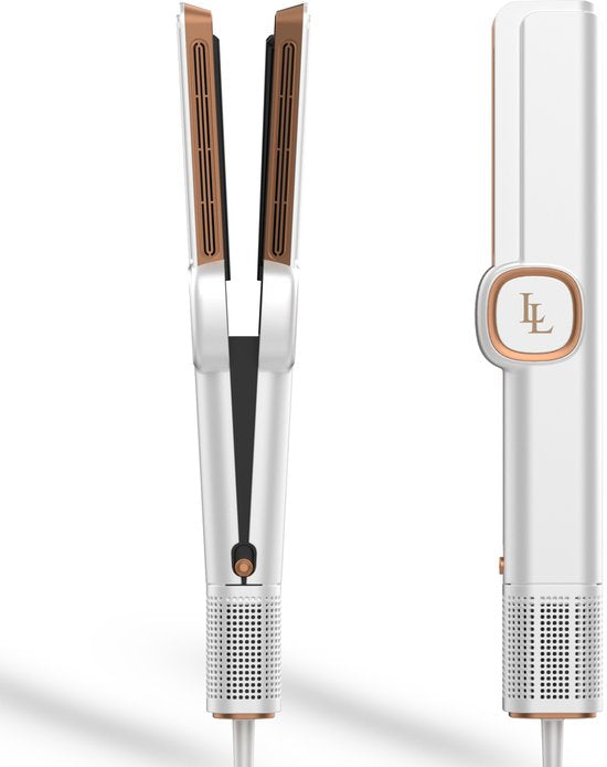 Largolash Hairstrait Straightener Wet-to-Dry - 2 in 1 - Airstraight - Dupe - Haartrockner & Glätteisen - Coldshot - 80ºC bis 140ºC