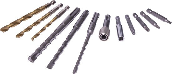 VONROC Akku-Bohrhammer - VPower 20V - ohne Akku & Ladegerät - 1,3 Joule - SDS-plus - inkl. Zubehör