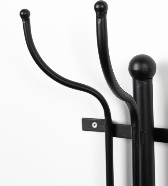 Feliz Lifestyle Ran Wandgarderobe Metall Schwarz