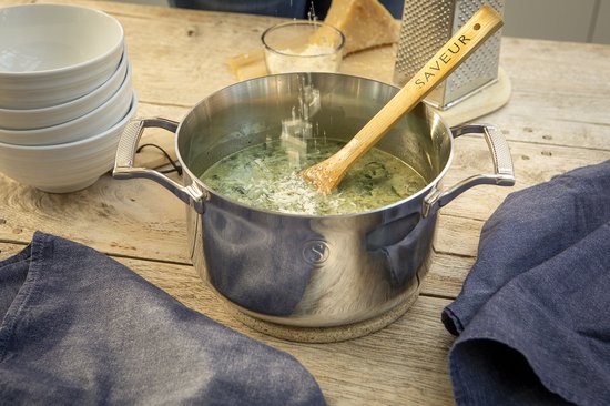 Saveur Selects - Voyage Kochtopf - Ø22 cm - Dreischicht-Edelstahl - PFAS-frei - Induktion - Backofenfest