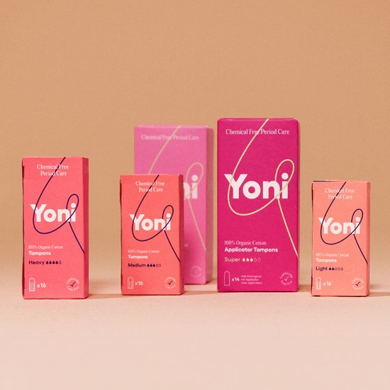 Yoni Bio-Baumwoll-Tampons Heavy 16 Stück
