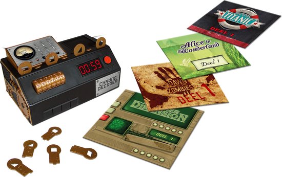 Escape Room The Game Basisspiel 2 – Denksportaufgabe – Inklusive Decoder und 4 Abenteuern