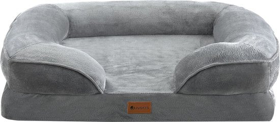 Juskys Hundekorb / Katzenkorb Sheena M - 72 x 60 cm - Grau