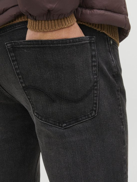 Jack & Jones Glenn Original Slim Fit Jeans - Herren - Denim - Slim Fit - Schwarzer Denim - W36 X L34