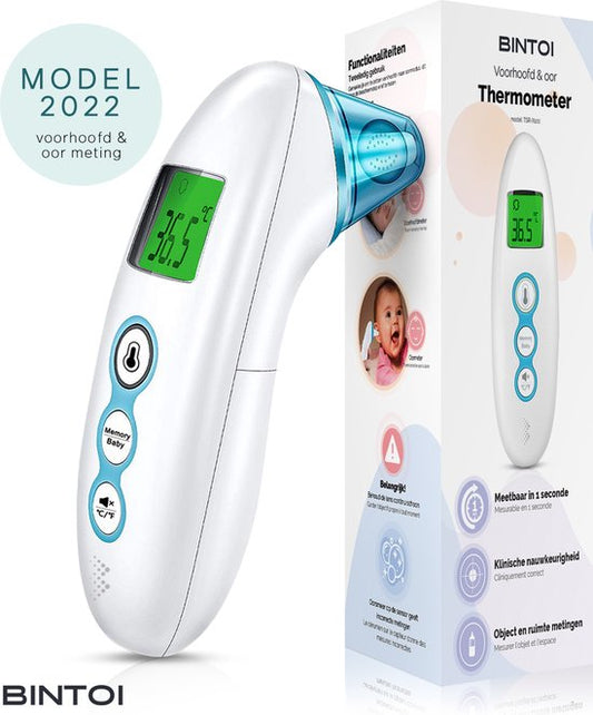 Bintoi® multifunktionales Infrarot-Thermometer - Temperaturanzeige - Für Erwachsene und Babys