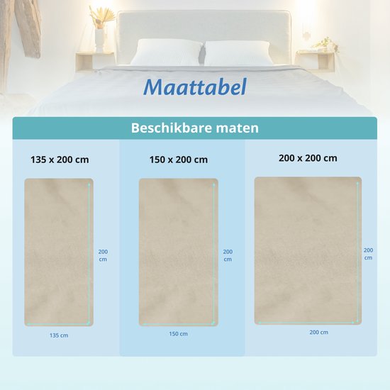 Bezug für Ellas Schmusedecke 150 x 200 CM - 7 KG & 9 KG - Bezugshülle aus 100% Bio-Baumwolle - Organic White
