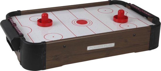 Toyrific Air Hockey Tisch 20 Zoll Braun 5-teilig