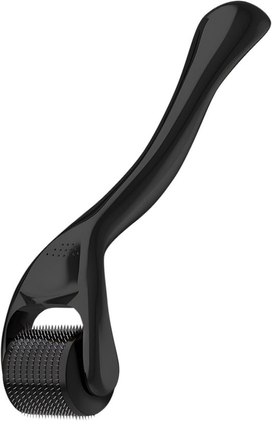 Nuvance Dermaroller - 540 Mikro-Nadeln von 0,5 mm - Inkl. eBook - Bartroller für Haarwachstum - Steril verpackt