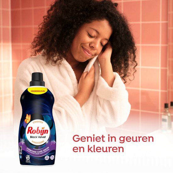 Robijn Klein & Krachtig Waschmittel Black Velvet - 34 Wäschen - 1,19 Liter
