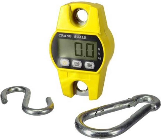 Perel Kranwaage, digital, 300 g bis 300 kg, automatische Abschaltung, Data-Hold-Funktion, Tara-Funktion, LCD-Display